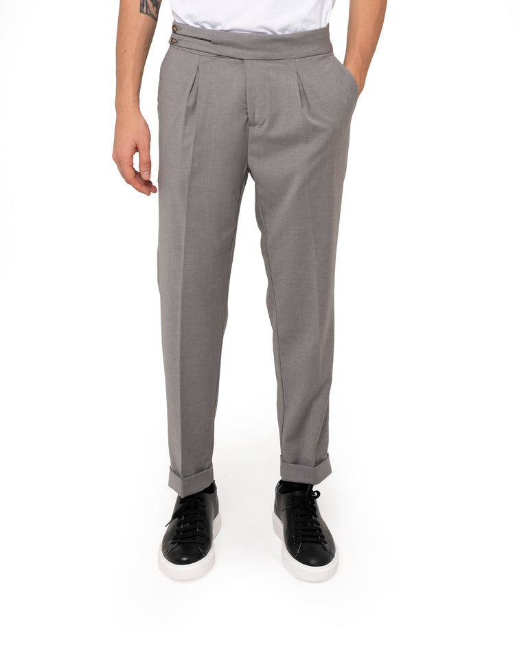 Why not brand Pantalone con pinces e risvolto Online