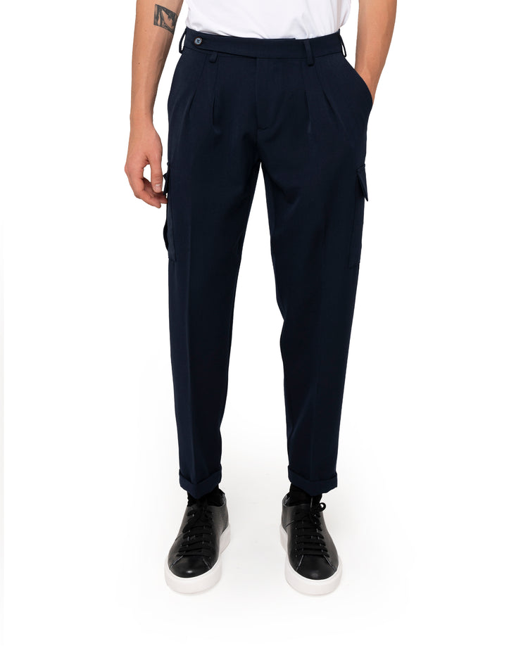 Why not brand Pantalone con abbotonatura laterale e pinces Outlet