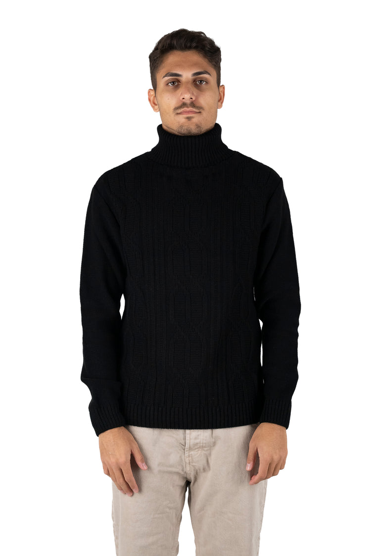 Why not brand Maglione a coste Dolcevita Vendite Flash
