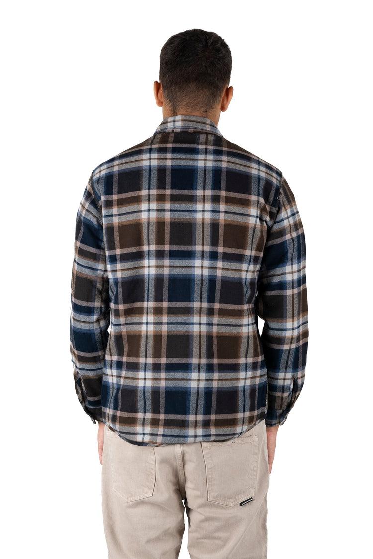 Why not brand Giacca Camicia a quadri Marrone Offerta speciale