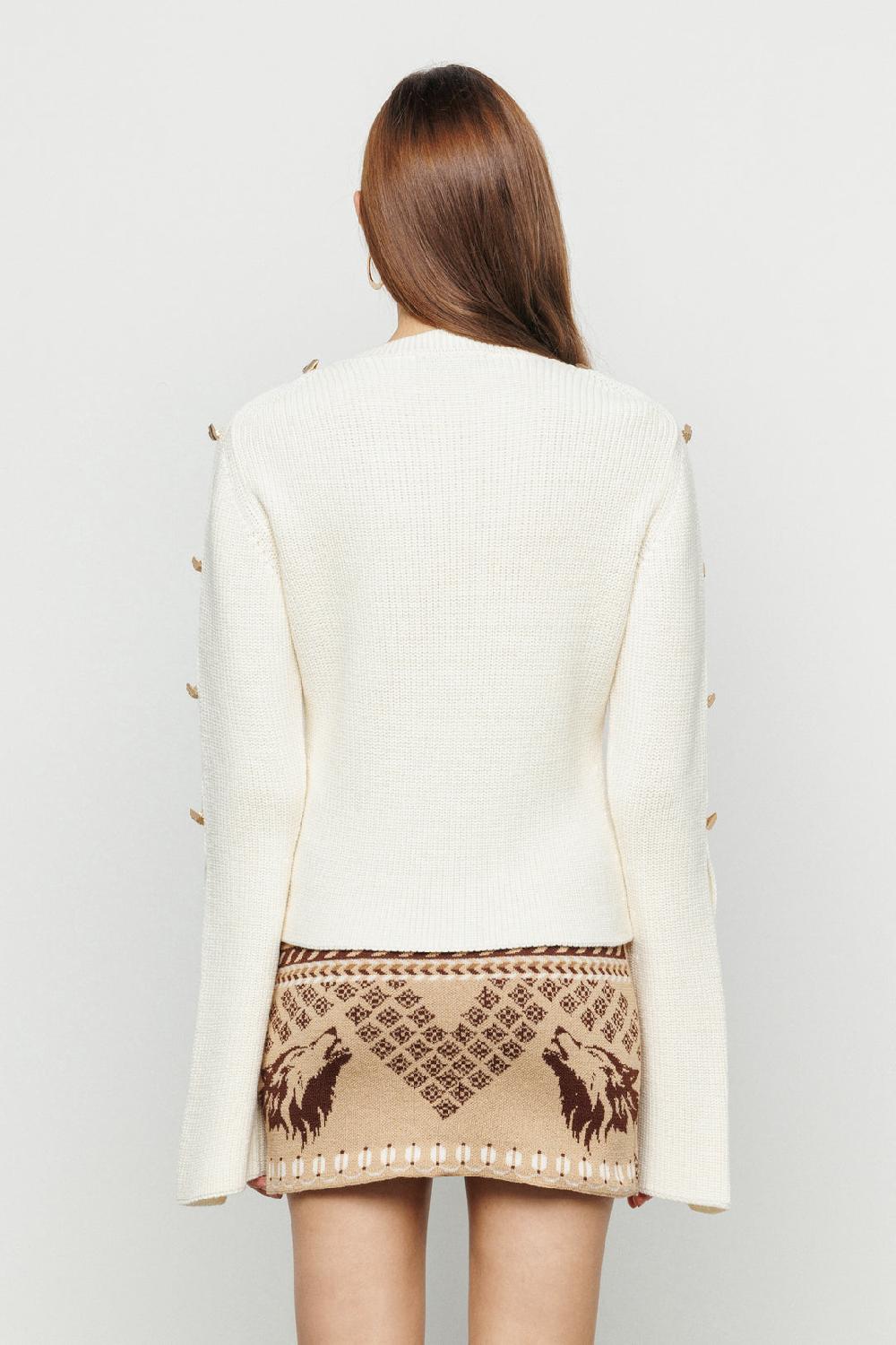 Akep MINIGONNA AKEP IN MAGLIA JACQUARD Grande vendita