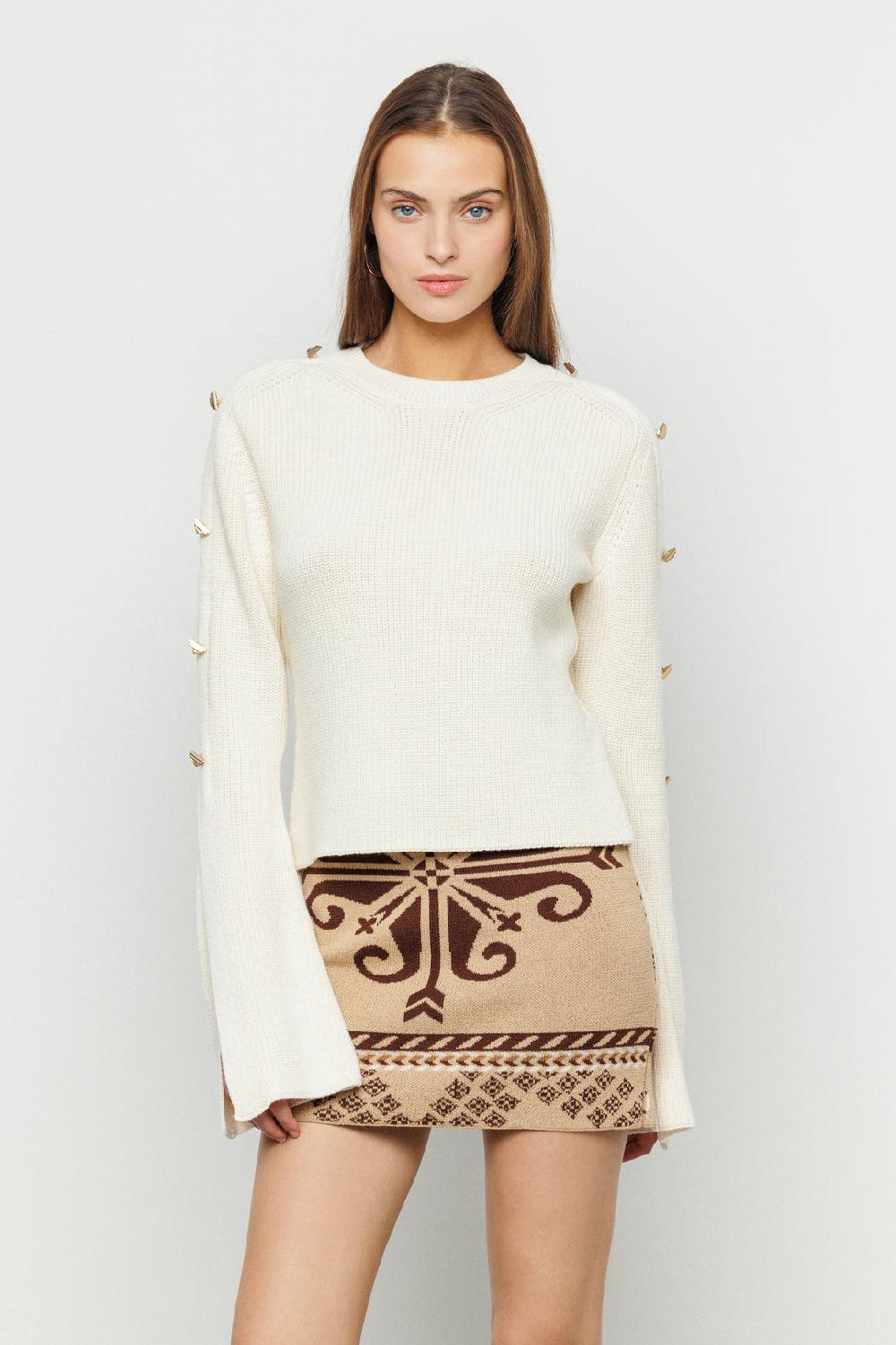 Akep MINIGONNA AKEP IN MAGLIA JACQUARD Grande vendita