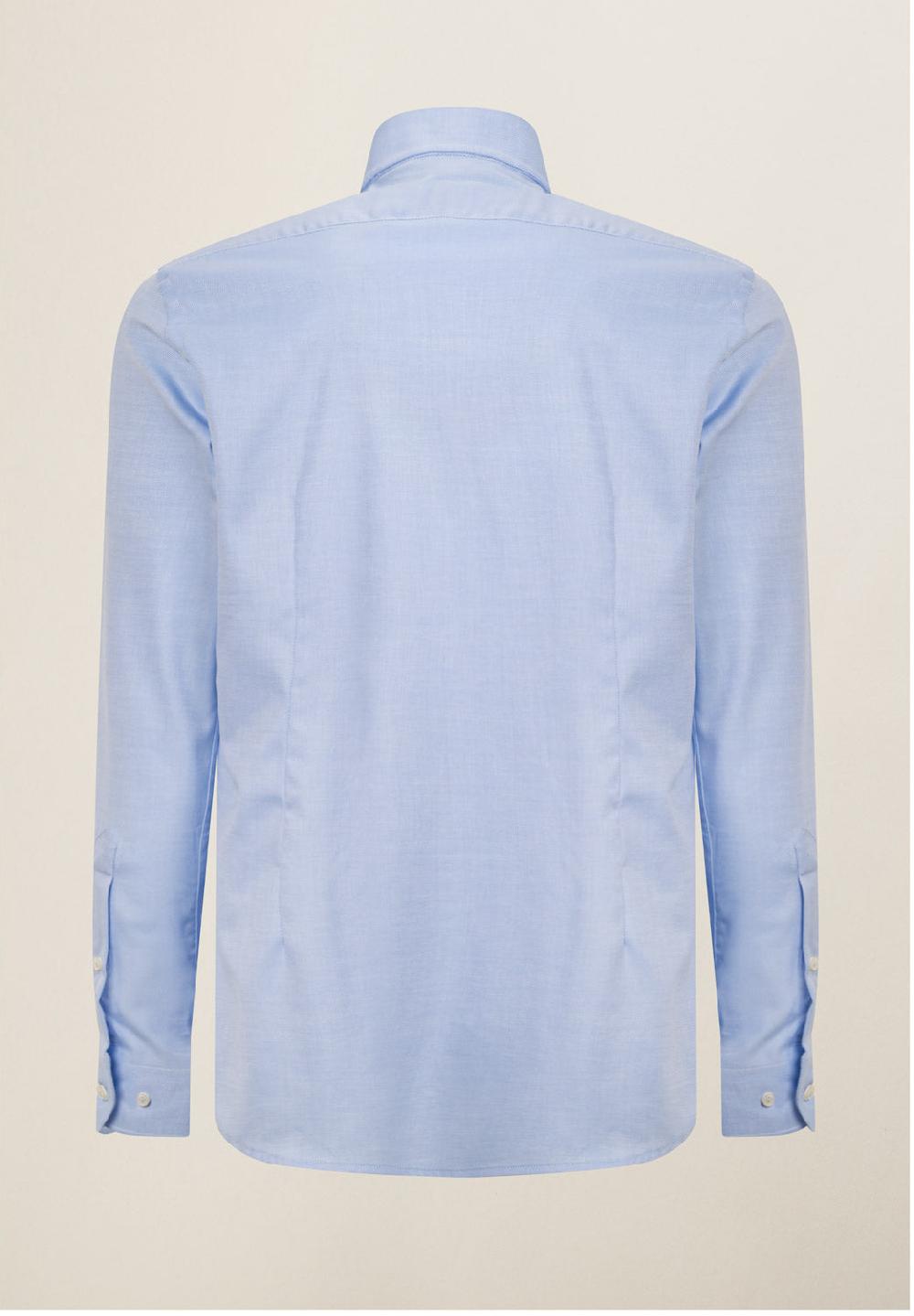 Angelico Camicia azzurra no-stiro cotone custom fit Comprane uno, ottenene uno gratis