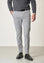Angelico Pantalone verde salvia effetto lana cotone stretch slim fit Vendita