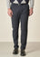 Angelico Pantalone vinaccia microdisegno doppia pinces slim fit Promozione