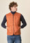 Angelico Gilet arancione trapuntato Vendita Calda