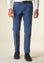Angelico Pantalone gesso cotone micro-stampa regular In Saldo