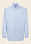 Angelico Camicia blu bianca bacchettina cotone comfort fit Prezzo di fabbrica