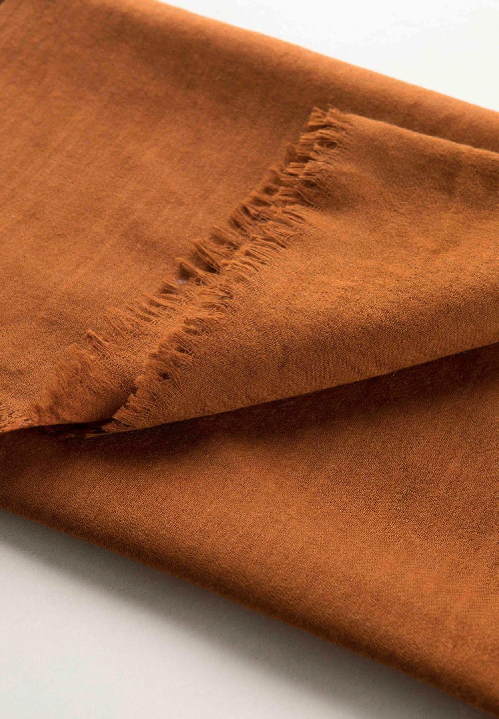 Angelico Sciarpa bruciato lana merinos frange Offerta Anniversario
