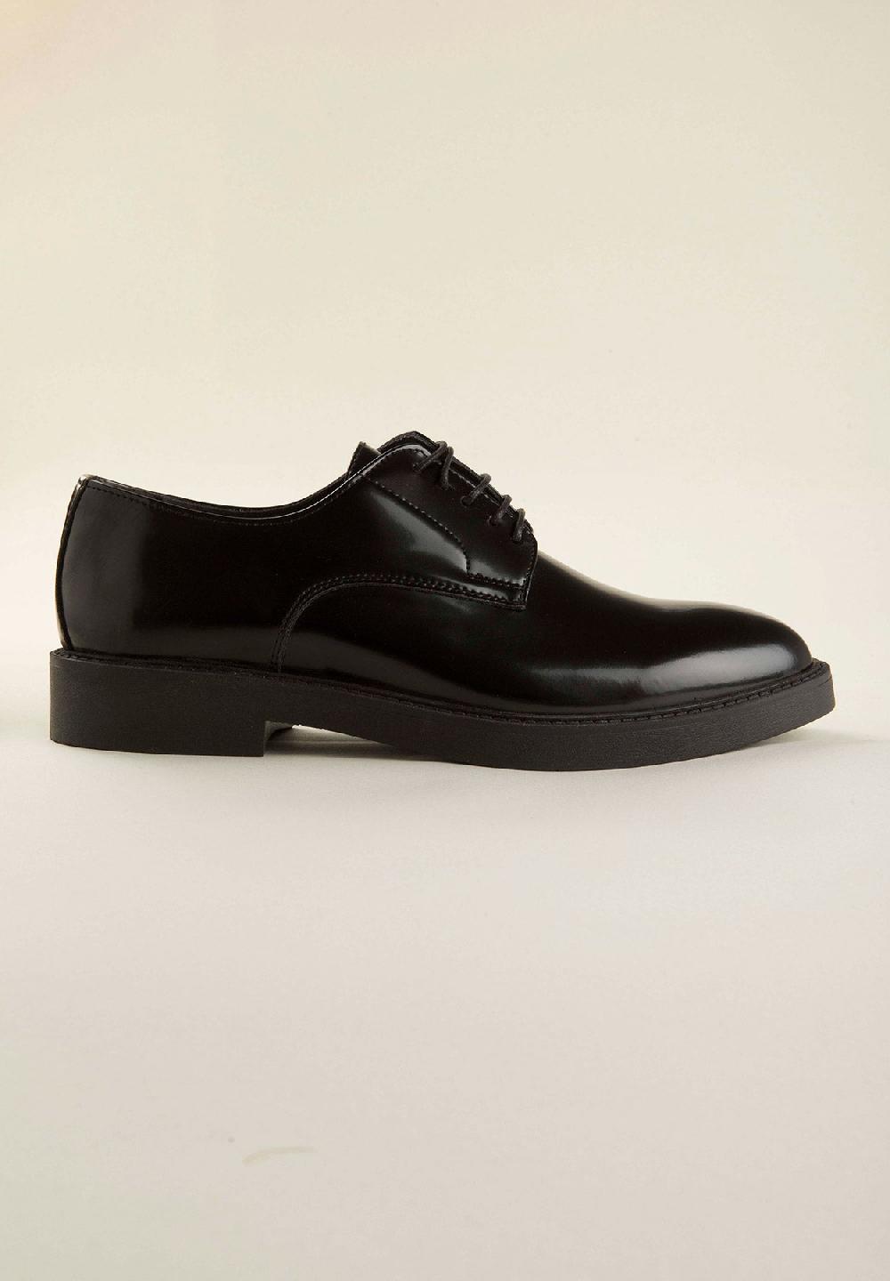 Angelico Derby nero pelle abrasivato Super Saving Price