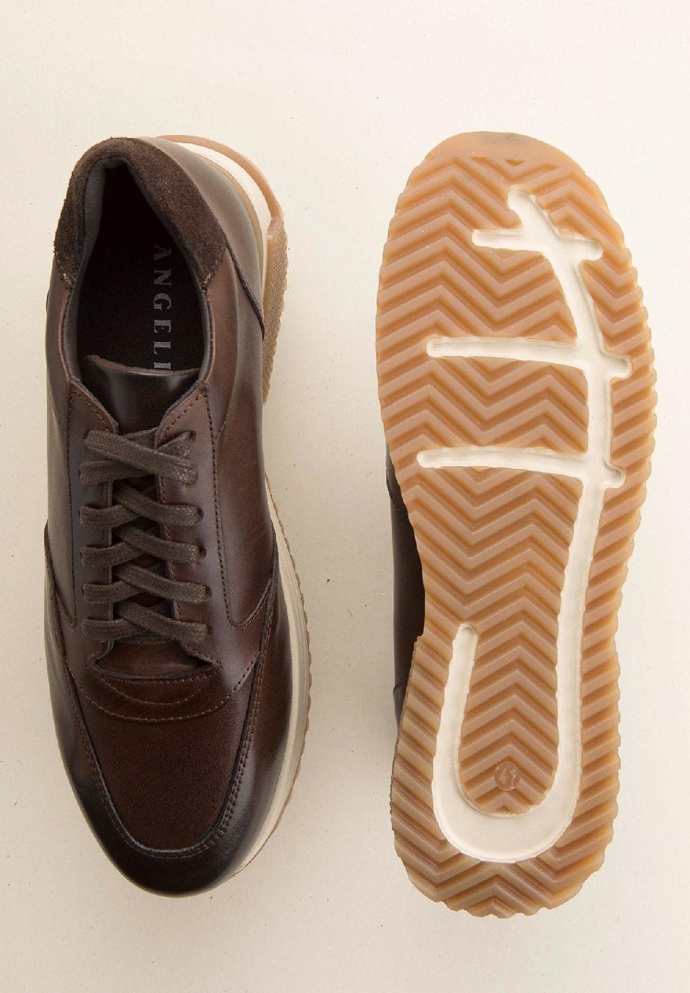 Angelico Sneakers moro pelle Limitato a 3 giorni