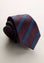 Angelico Cravatta blu bordeaux regimental effetto lana Acquista Ora