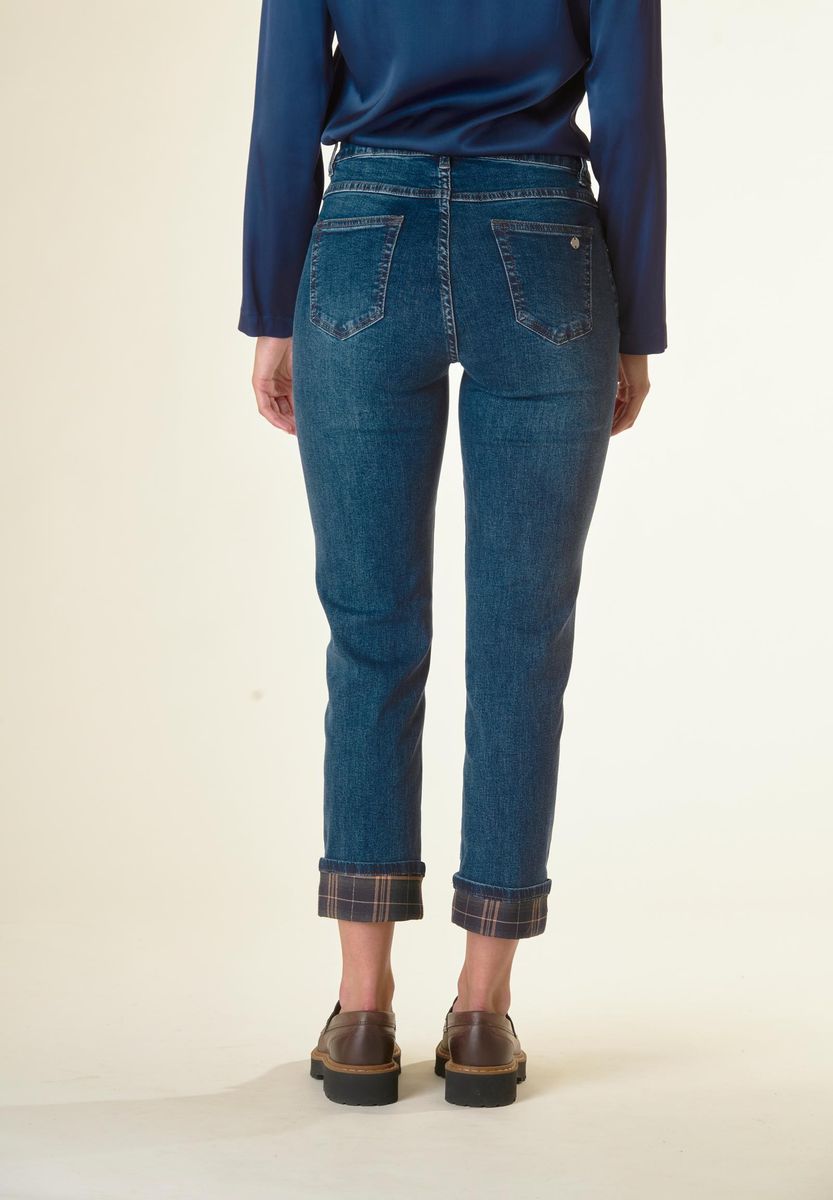 Angelico Jeans risvolto Galles Negozio