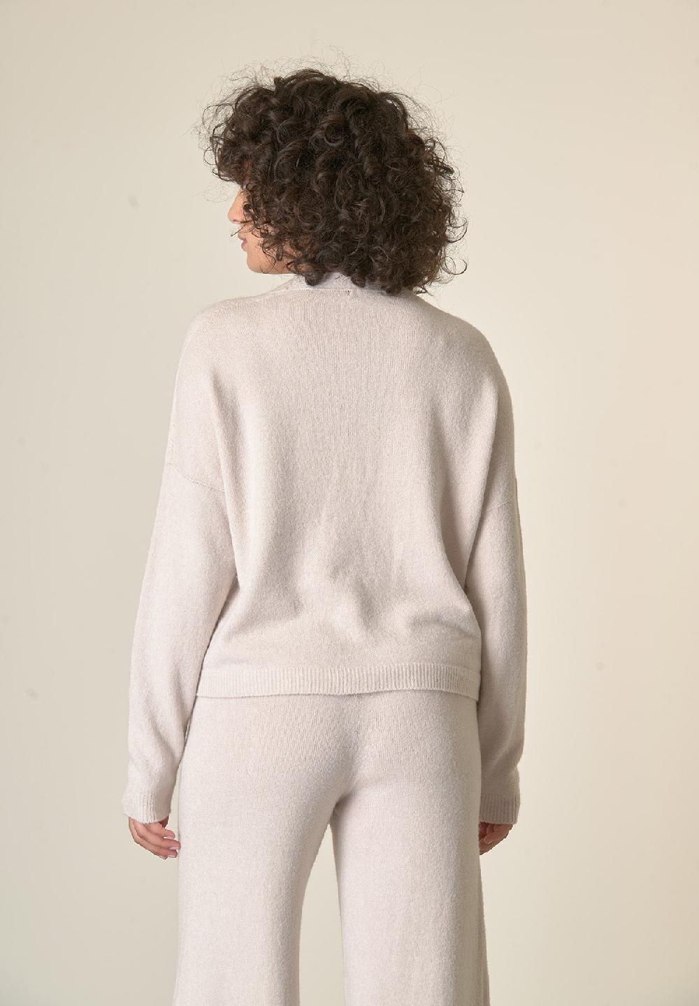 Angelico Cardigan avorio bottoni In Saldo