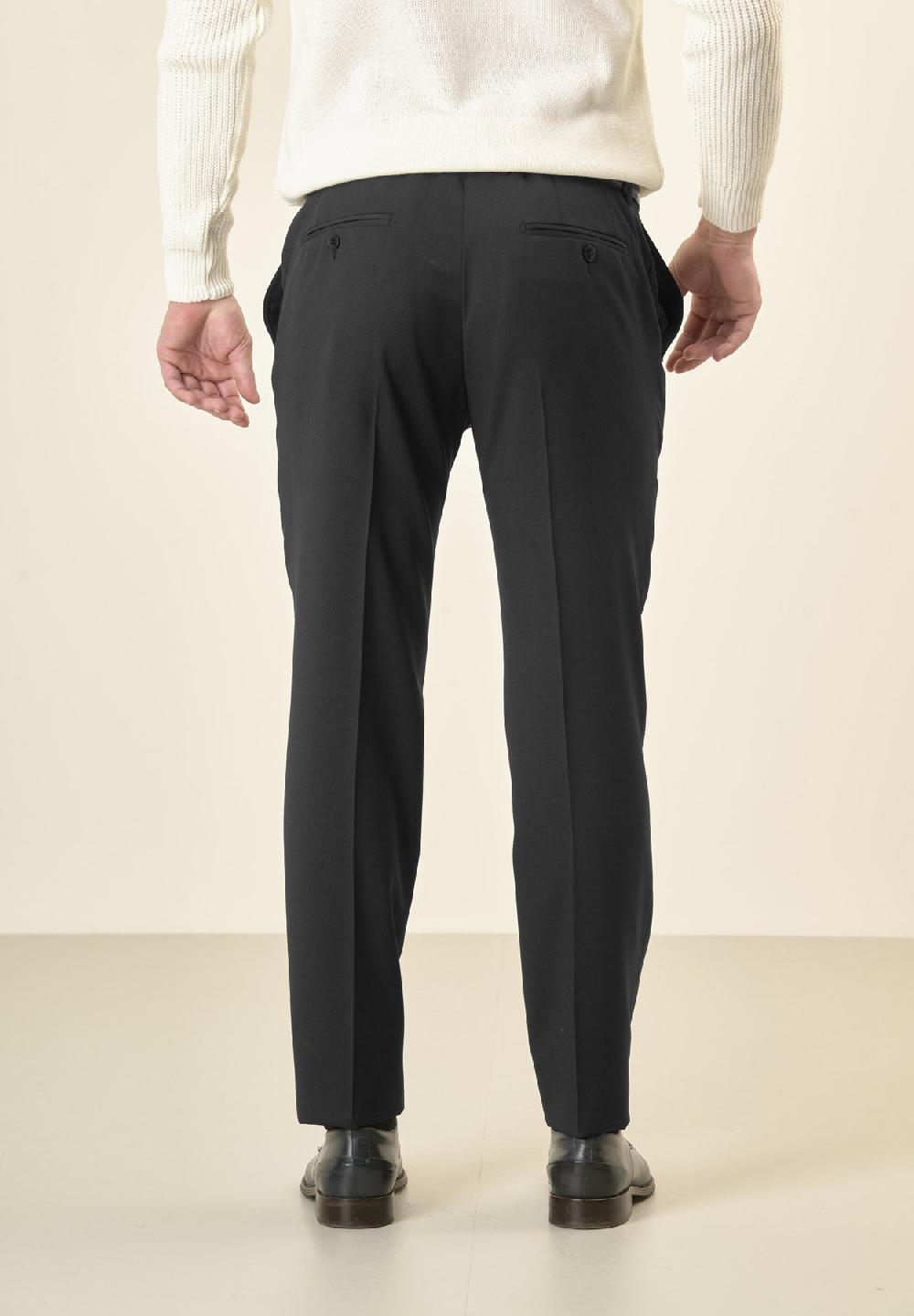 Angelico Pantalone antracite sallia lana vergine custom fit Latest fashion