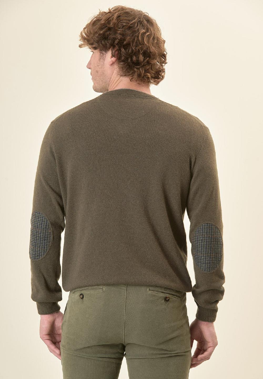 Angelico Scollo V verde militare toppe Liquidazione