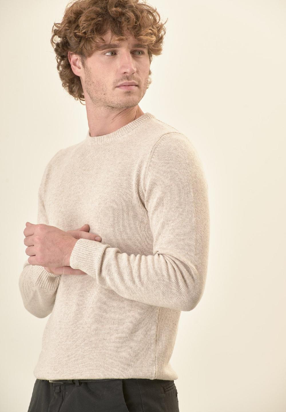 Angelico Girocollo naturale misto cashmere Enormi risparmi