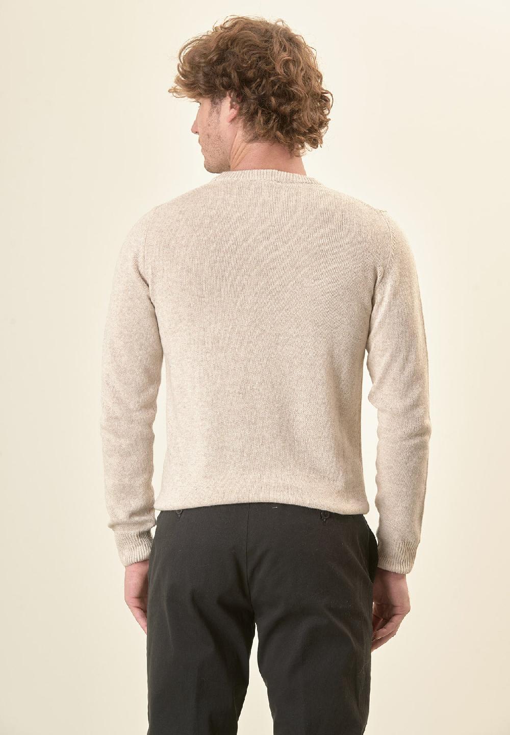 Angelico Girocollo naturale misto cashmere Enormi risparmi