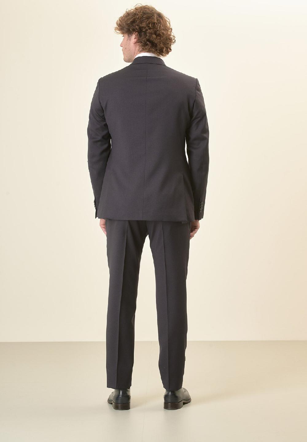 Angelico Abito blu sallia lana stretch custom fit ACQUISTA ORA