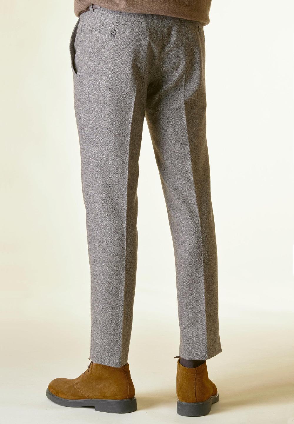 Angelico Pantalone moro sale-pepe lana custom Solo un giorno rimasto