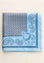 Angelico Pochette azzurra blu fantasia cashmere seta Italia