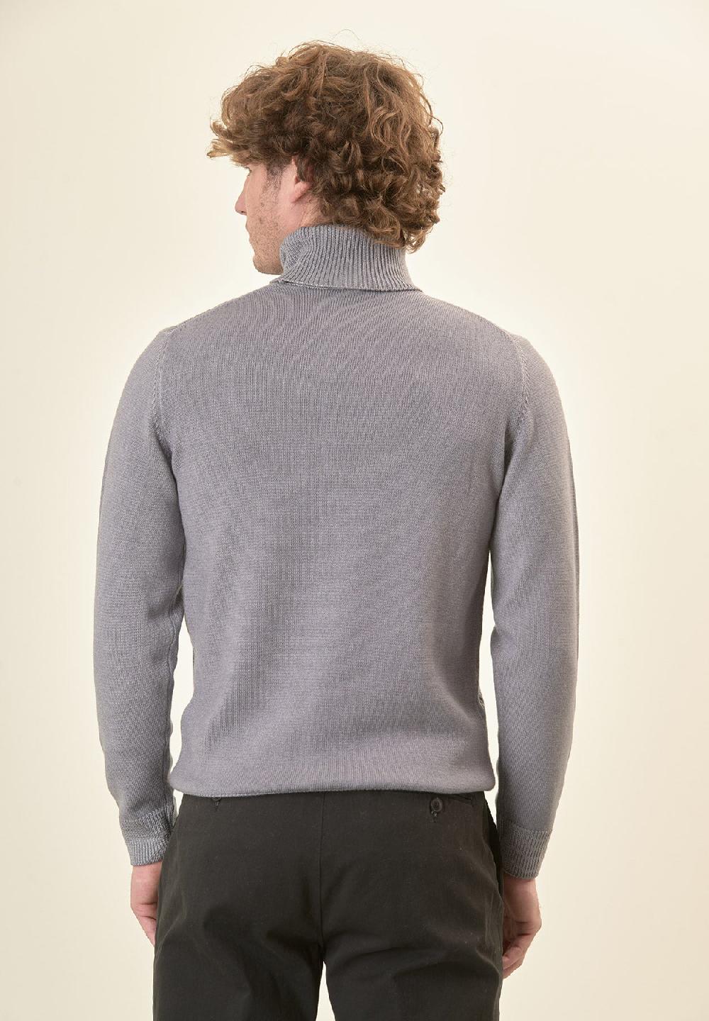 Angelico Dolcevita grigio trecce lana acidata Vendita