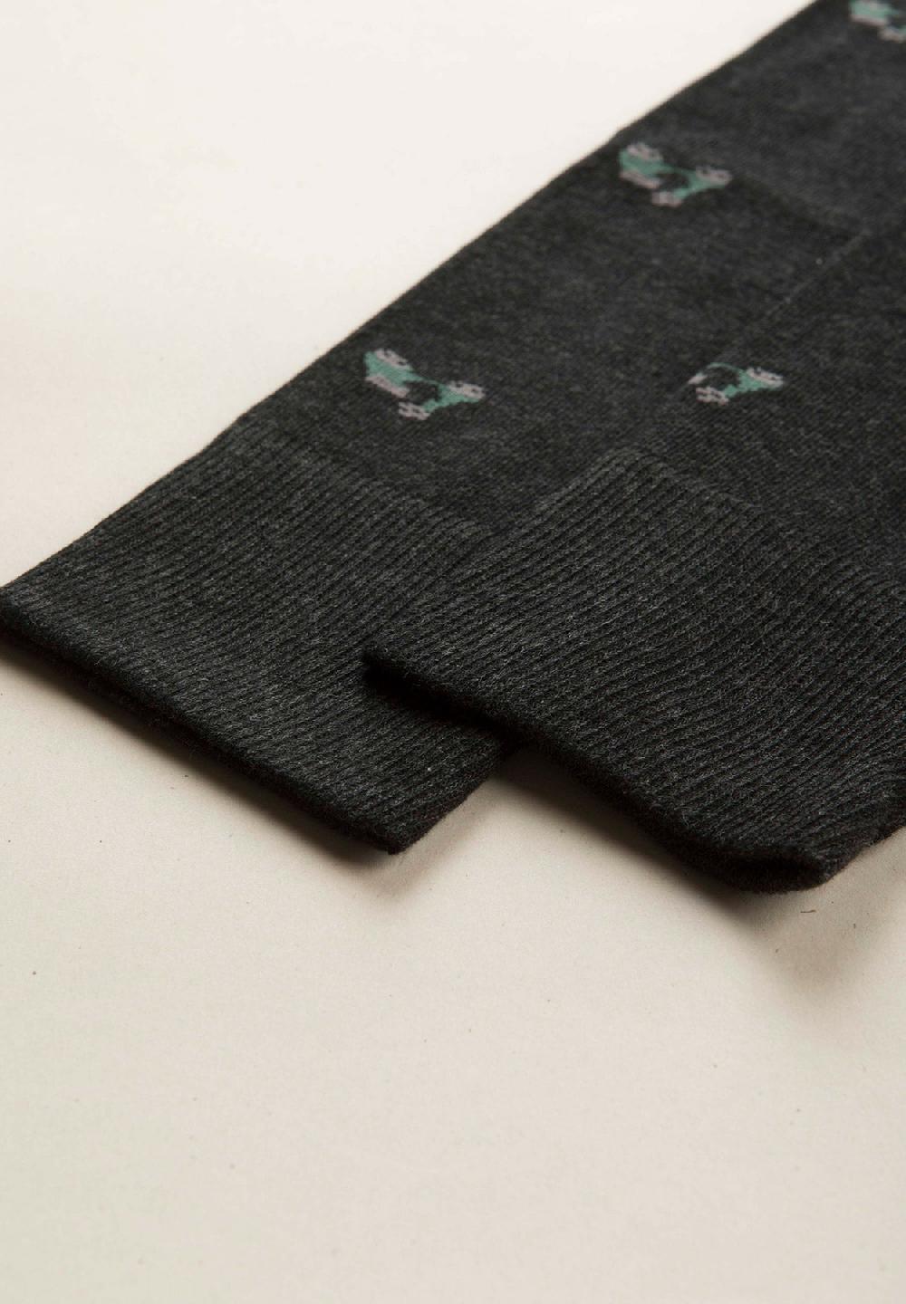 Angelico Calza antracite fantasia vespe cotone stretch Online
