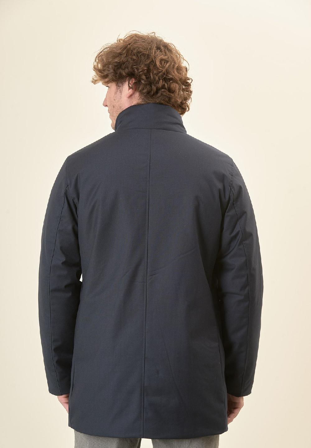 Angelico Giaccone city coat blu pettorina removibile Vendita Economica