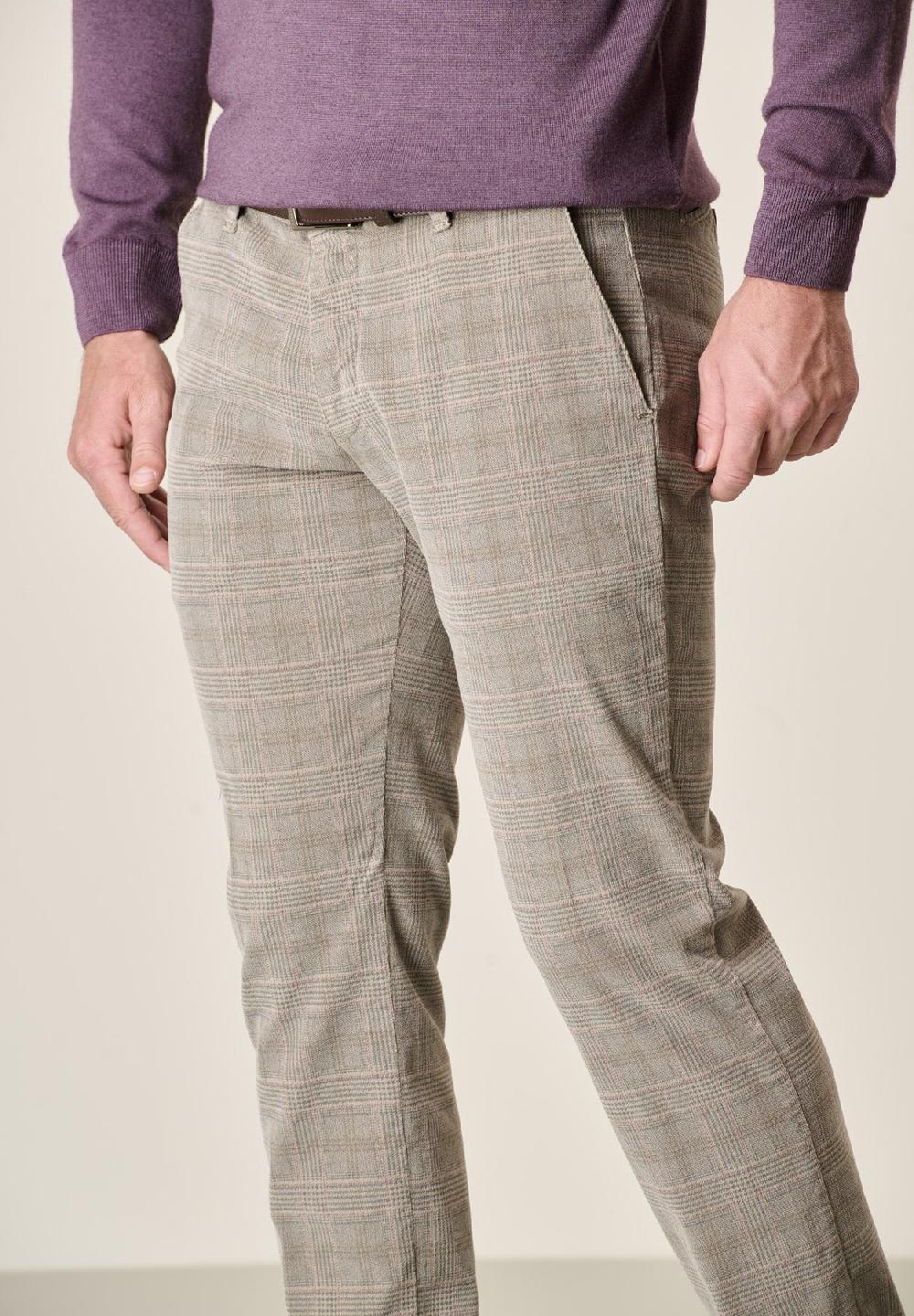 Angelico Pantalone fango fustagno Galles tinto capo slim fit Negozio