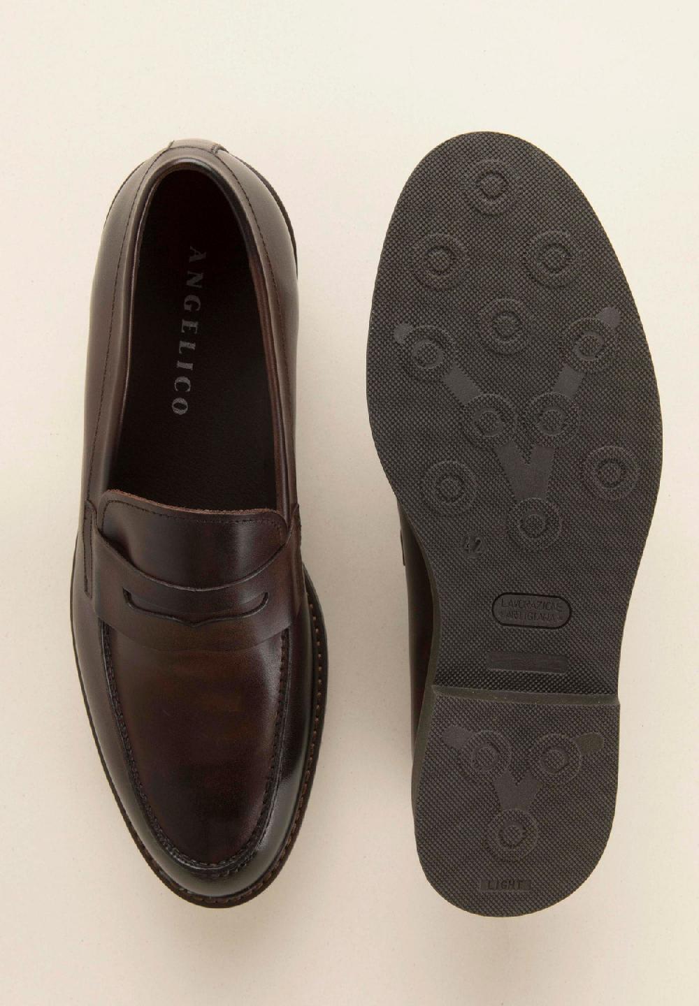 Angelico Mocassino marrone pelle Moda