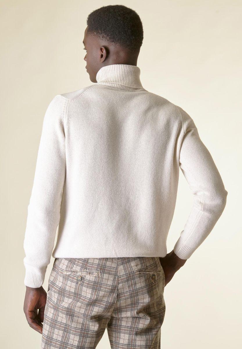 Angelico Dolcevita ecrù mano-cashmere Shopping online