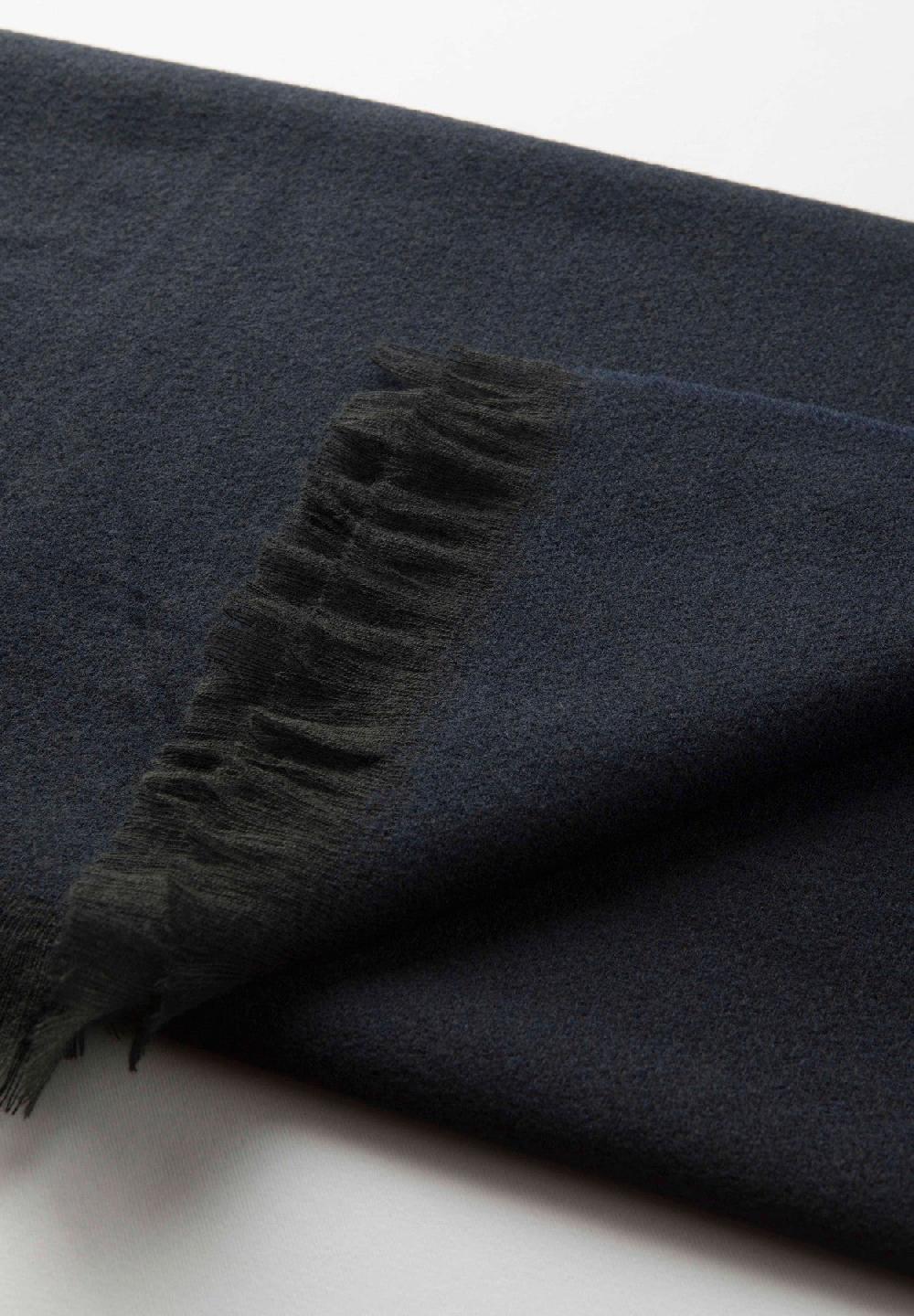 Angelico Sciarpa blu scuro melange Cyber Monday