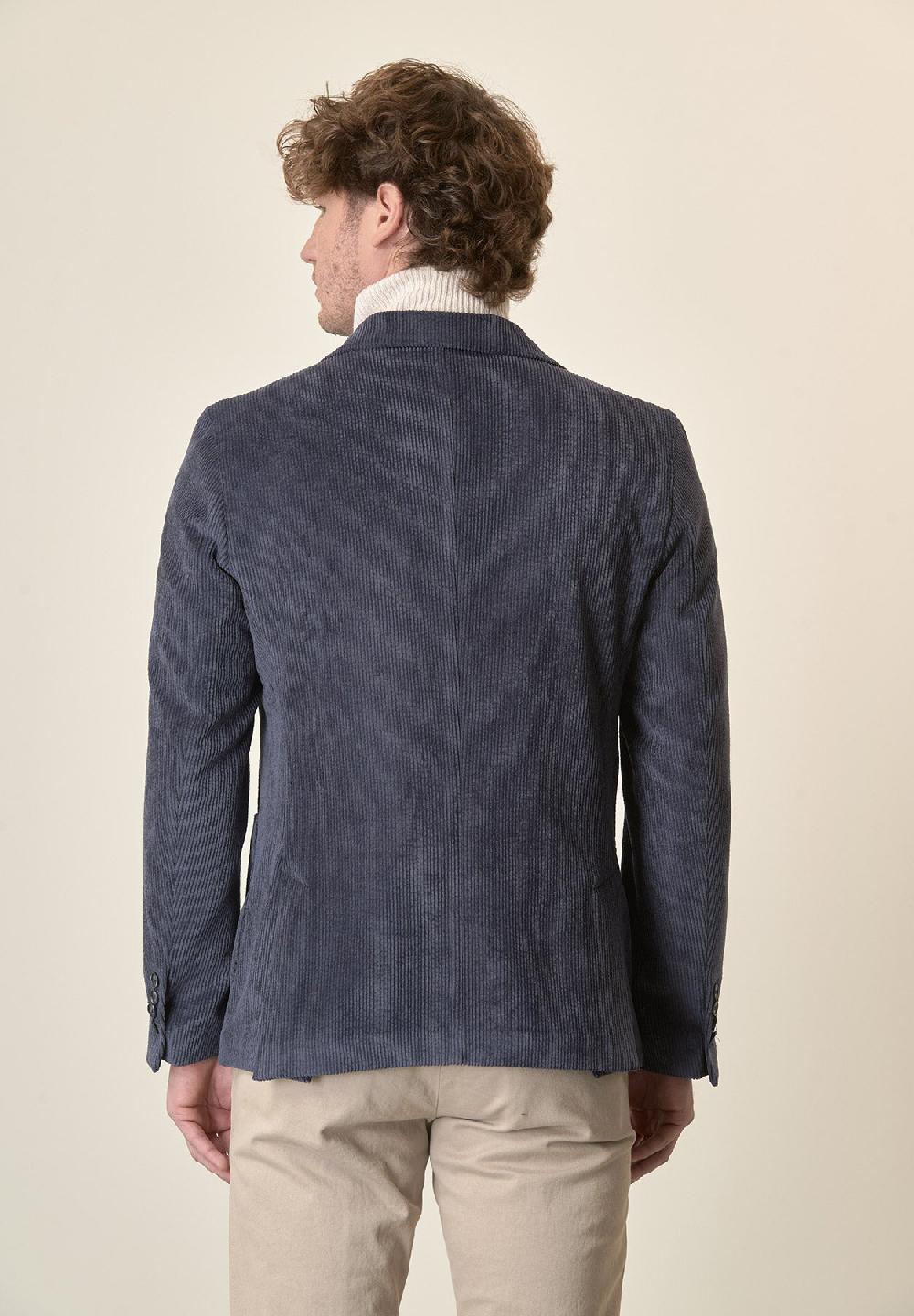 Angelico Giacca blu velluto Offerte giornaliere