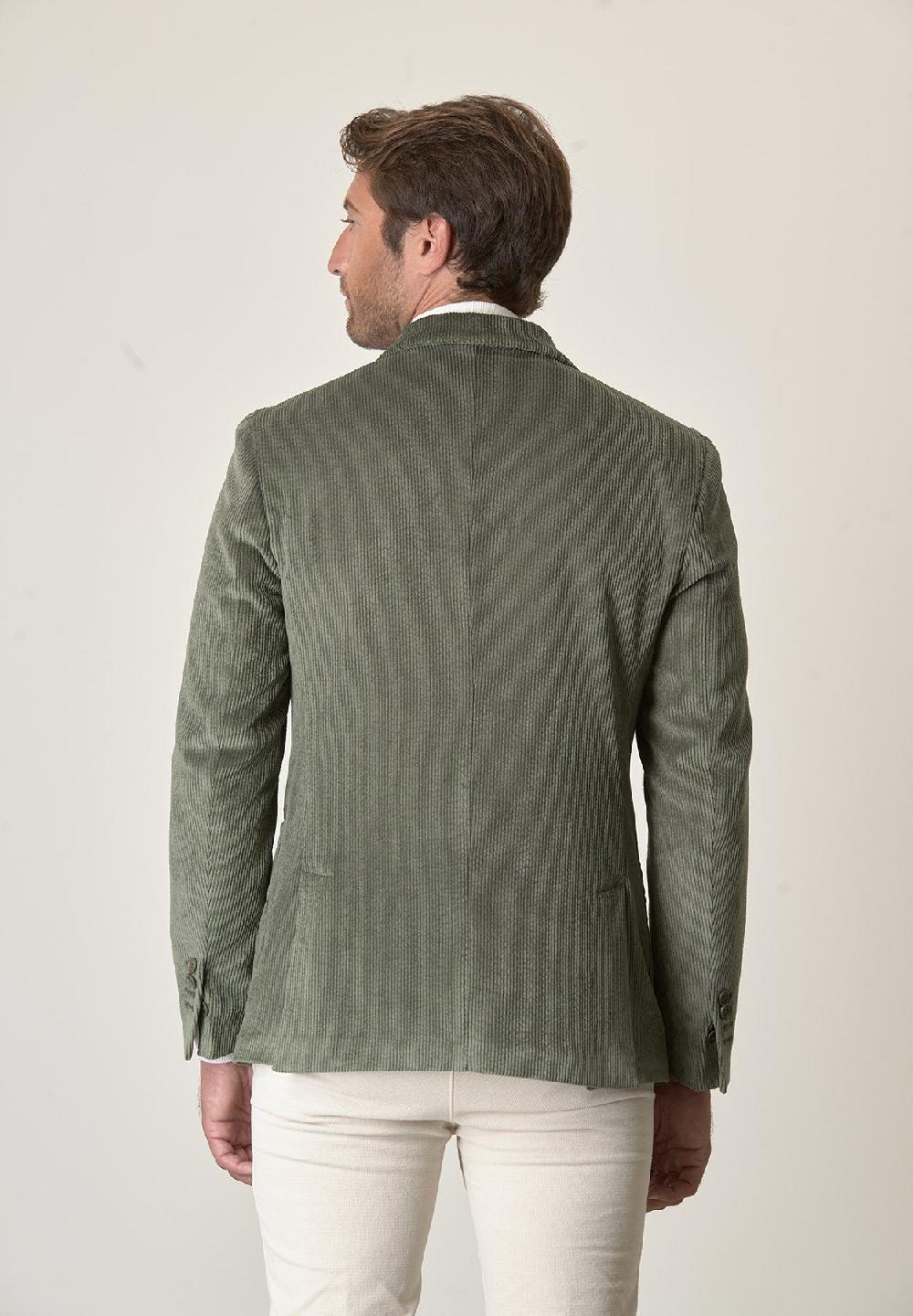 Angelico Giacca verde velluto Offerte speciali