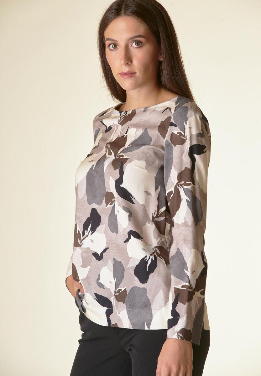 Angelico Blusa camouflage tortora-panna Offerta settimanale