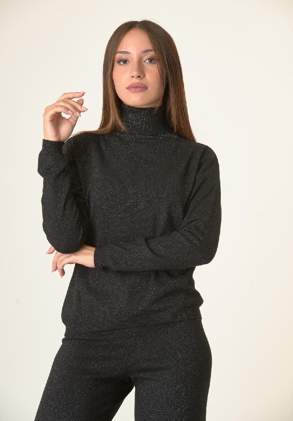 Angelico Dolcevita nero lurex In vendita