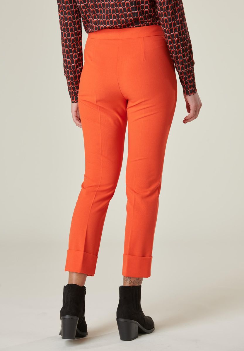 Angelico Pantalone arancio fondo bordo alto Sconti questo mese