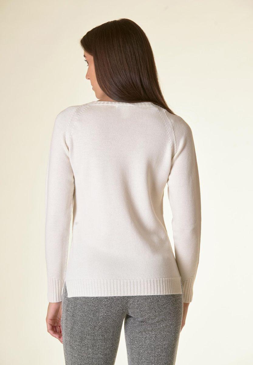 Angelico Maglia panna girocollo raglan Lana-Gatto 2025