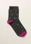 Angelico Calzino marrone pois misto cotone Flash Sale