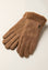 Angelico Guanti cammello scamosciati pelliccia Shopping online
