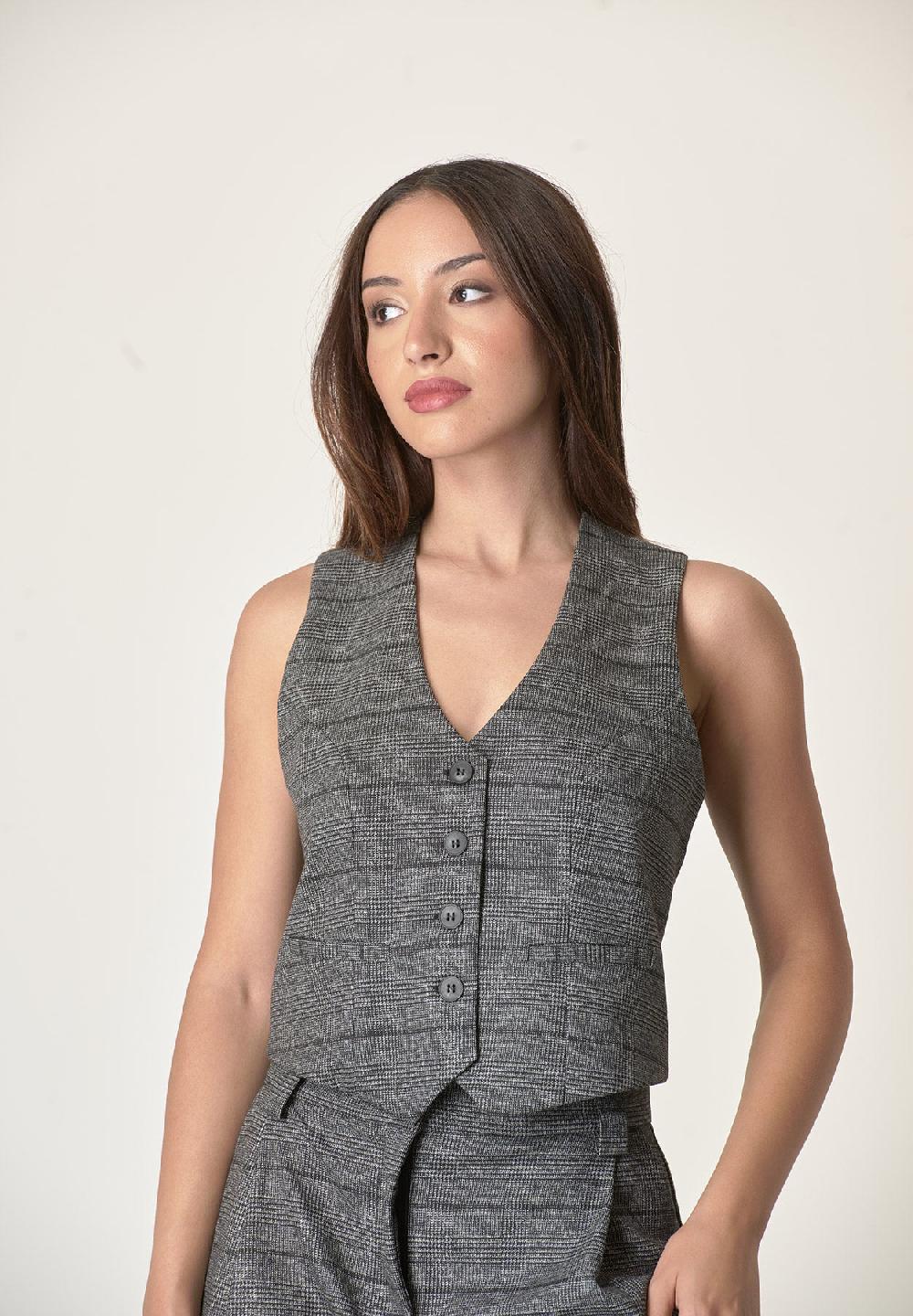 Angelico Gilet antracite Galles Smaltimento dello stoccaggio