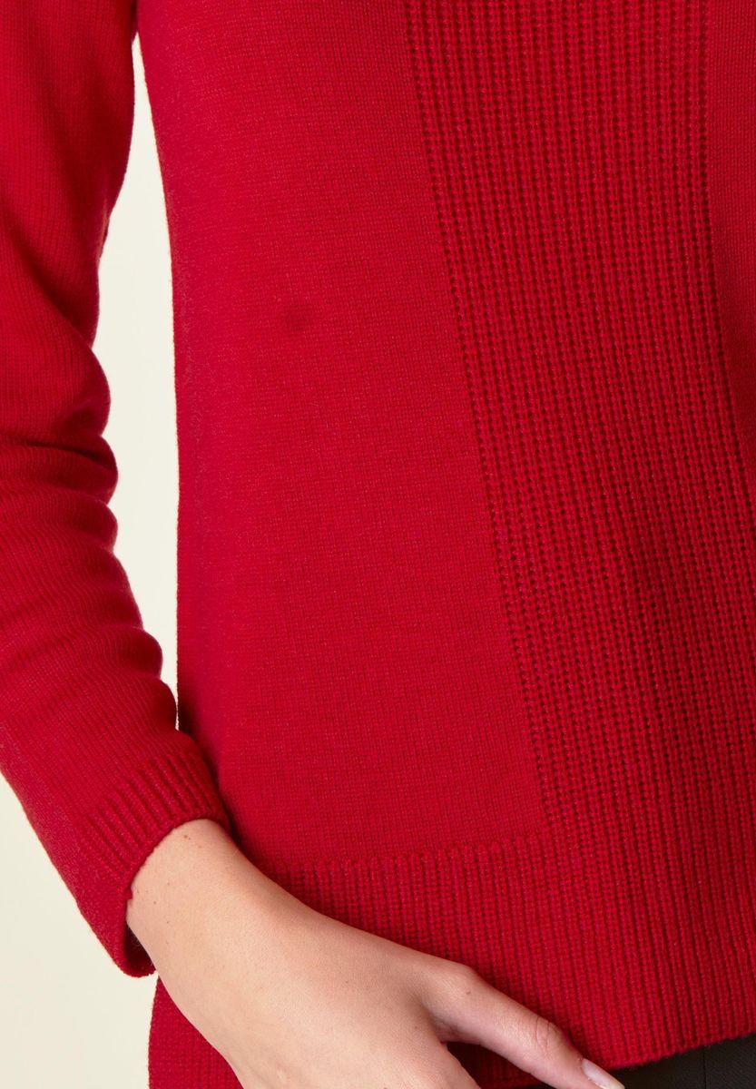 Angelico Maglia rossa motivo centrale costa Lana-Gatto ACQUISTA ORA