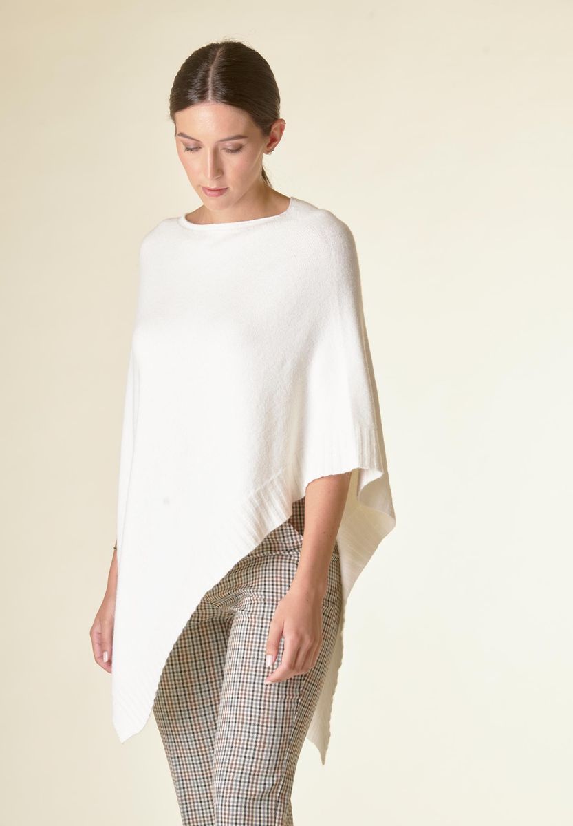 Angelico Poncho panna viscosa soft Promozione temporanea