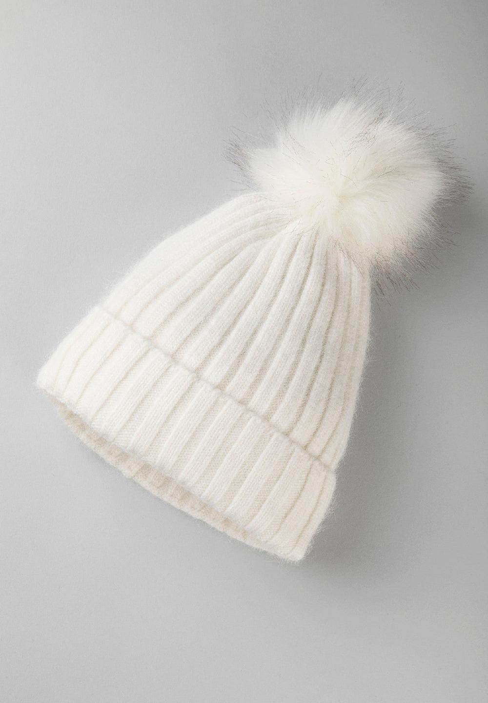 Angelico Berretto bianco pompon Italia